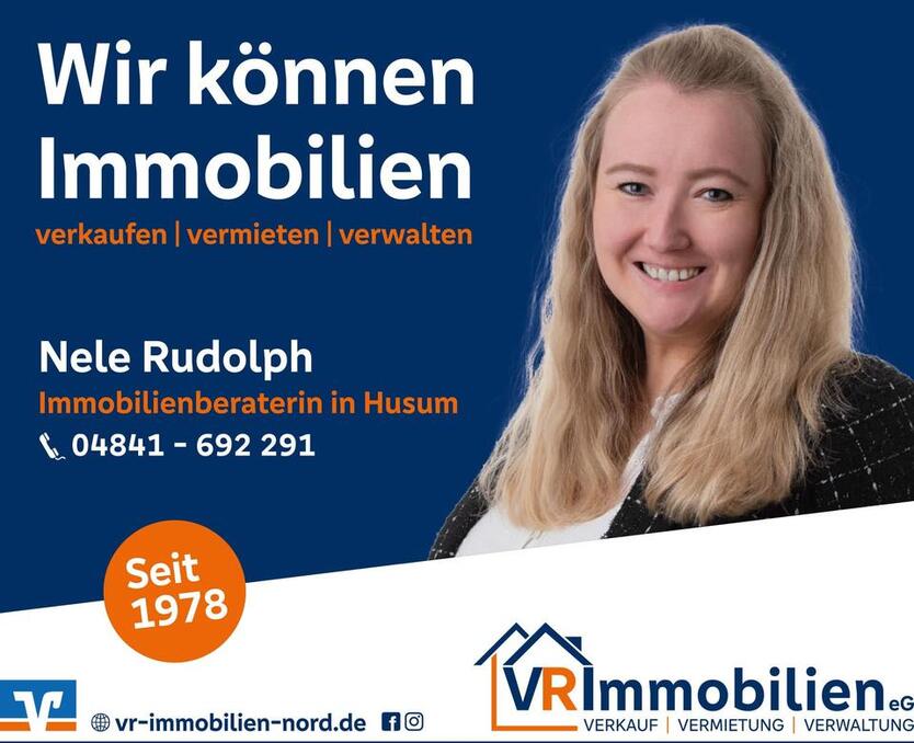 Neuwertige 2- Zimmer- Wohnung zur Miete zentrumsnah in Husum