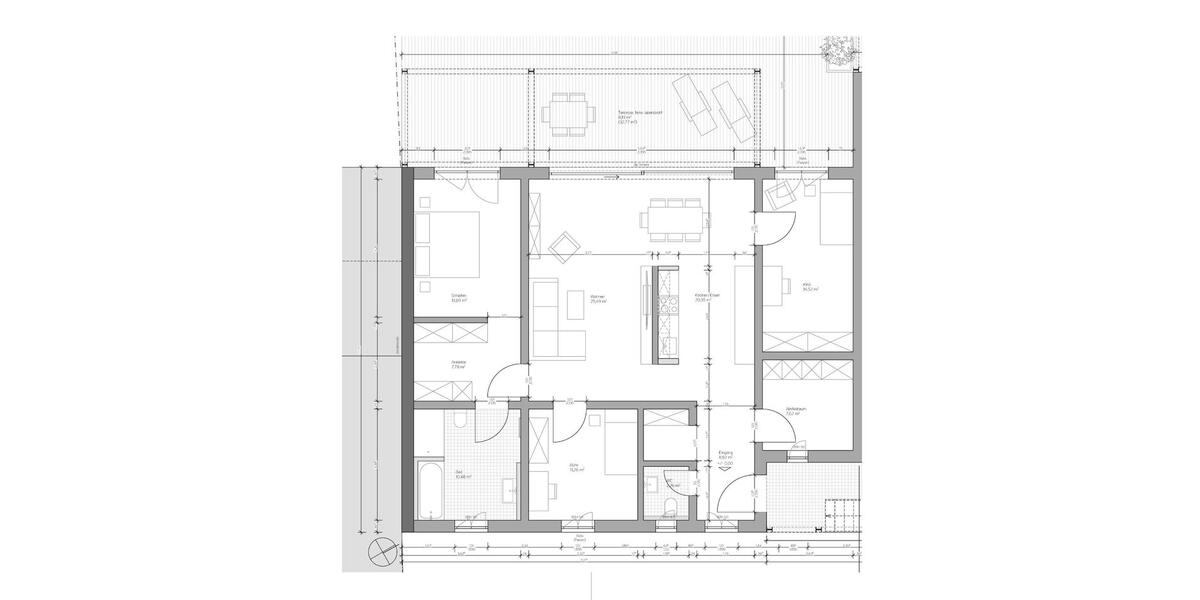 Terrassenwohnung Cottbus Sachsendorf - 4 Zimmer, 131 m&sup2;, 1.890&euro; | Angebot:26430847