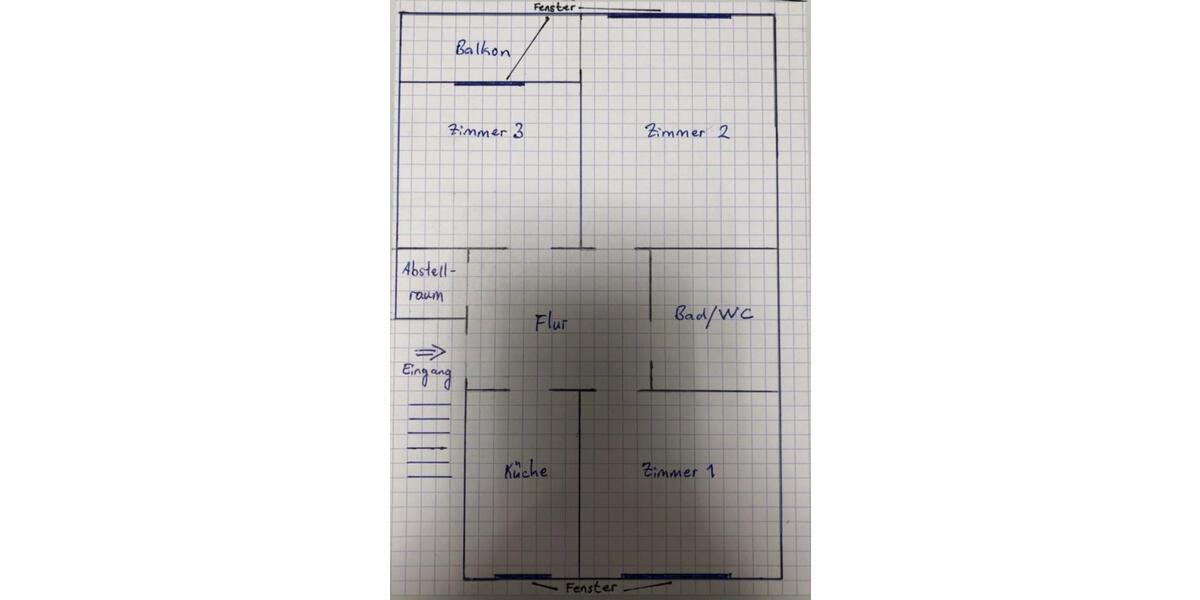 Etagenwohnung Köln Innenstadt - 3 Zimmer, 71 m&sup2;, 1.300&euro; | Angebot:26414701