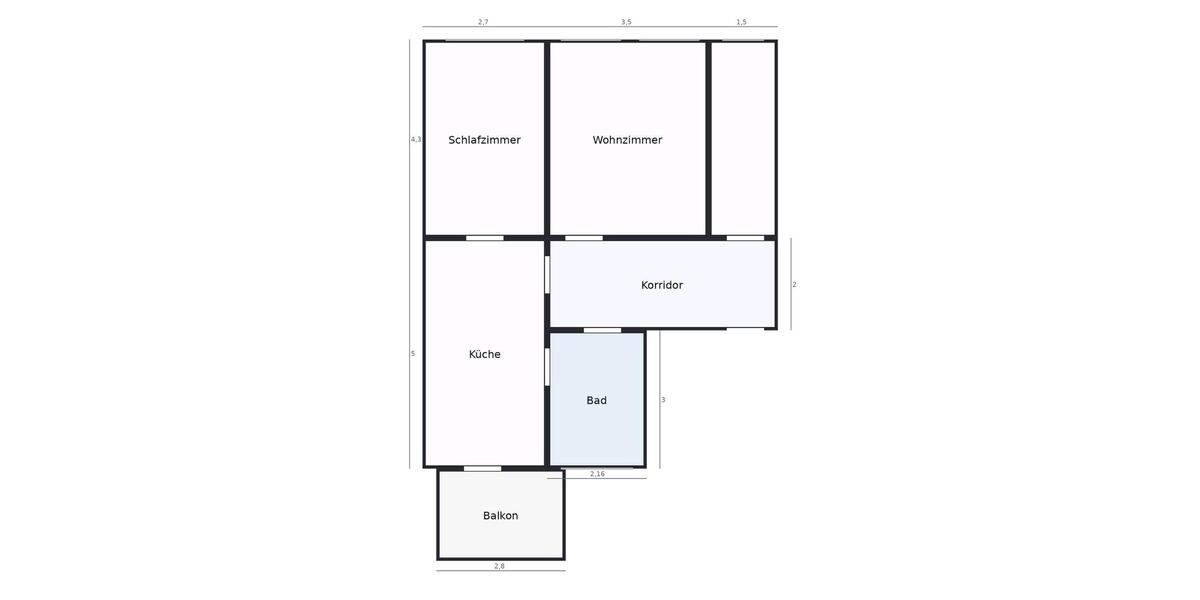 Etagenwohnung Groitzsch - 2.5 Zimmer, 63 m&sup2;, 360&euro; | Angebot:25980921