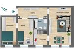 3-Raum-Wohnung im Stadtzentrum
