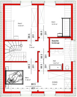 Doppelhaushälfte Salzbergen - 5 Zimmer, 125 m&sup2;, 1.400&euro; | Angebot:26241991