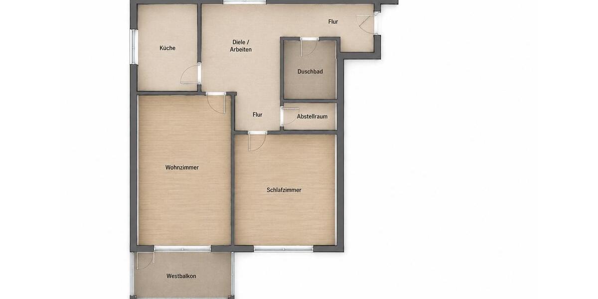 Etagenwohnung Regensburg Das Dörnberg - 2.5 Zimmer, 76 m&sup2;, 1.300&euro; | Angebot:26637305