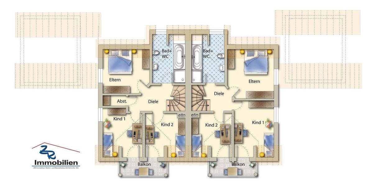 Doppelhaushälfte Schrobenhausen Sandizell - 4 Zimmer, 125 m&sup2;, 1.270&euro; | Angebot:25896366