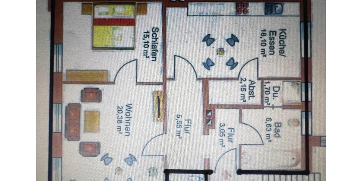 Etagenwohnung Blankenburg (Harz) - 2 Zimmer, 75 m&sup2;, 450&euro; | Angebot:26421462