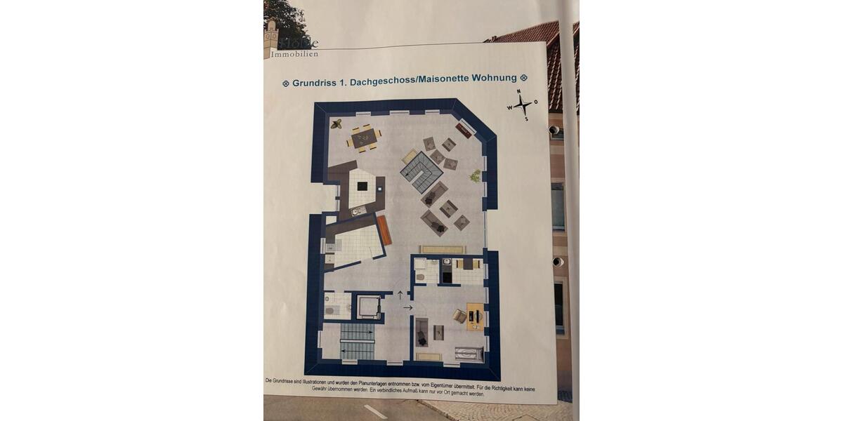 Dachgeschoßwohnung Bad Waldsee - 3 Zimmer, 130 m&sup2;, 1.250&euro; | Angebot:25941992