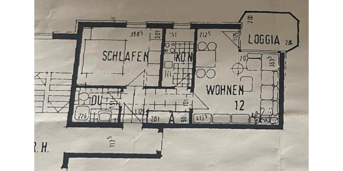 Etagenwohnung Bad Sassendorf - 2 Zimmer, 43 m&sup2;, 490&euro; | Angebot:24982493