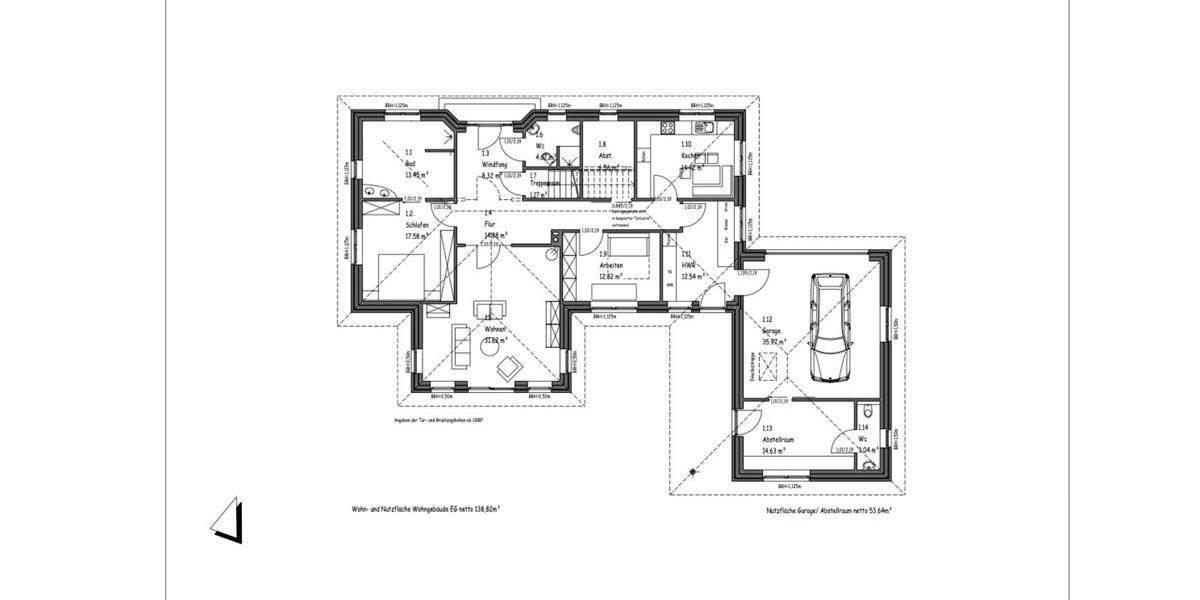 Einfamilienhaus Sankt Michaelisdonn - 3 Zimmer, 138 m&sup2;, 1.280&euro; | Angebot:24378817
