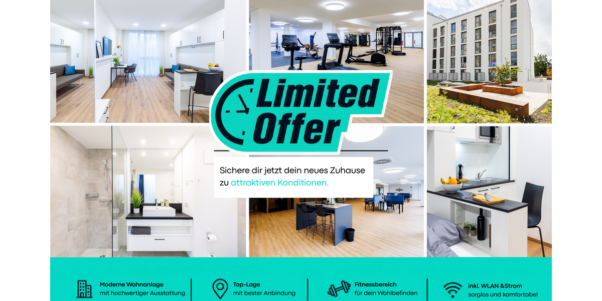 Etagenwohnung Ingolstadt Konradviertel - 1 Zimmer, 31 m&sup2;, 650&euro; | Angebot:26966635