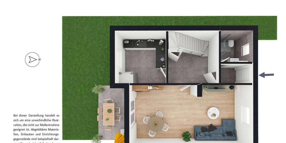 Modernisiertes Reiheneckhaus mit Süd-Westgarten 4 zimmer