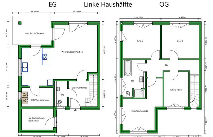 Doppelhaushälfte Potsdam - Fahrland zu vermieten! zimmer