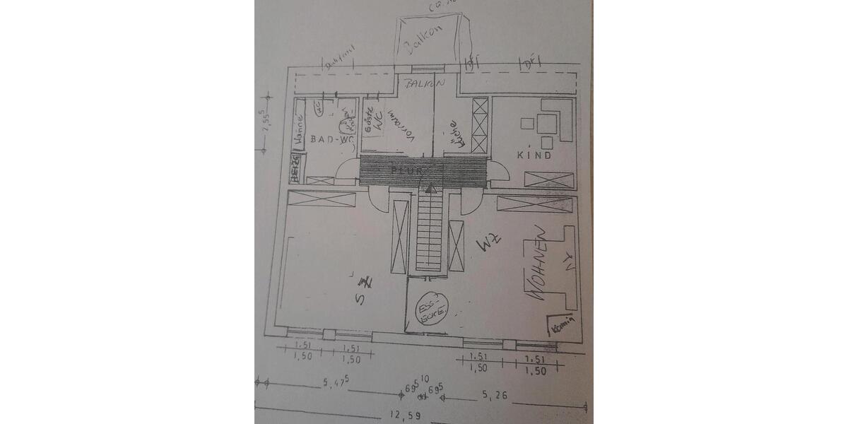 Etagenwohnung Mölln - 3 Zimmer, 110 m&sup2;, 1.250&euro; | Angebot:24768461