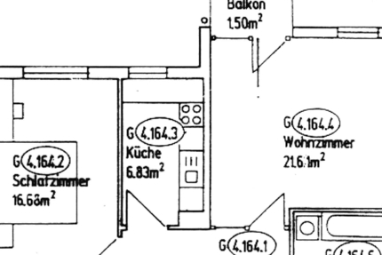 Balkonwohnung mit Laminatboden und separater Küche ab 01.06. frei - Wohnung Dresden Friedrichstadt | Angebot:26391851