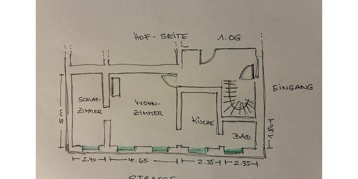 Etagenwohnung Karstädt - 2 Zimmer, 45 m&sup2;, 300&euro; | Angebot:24951485