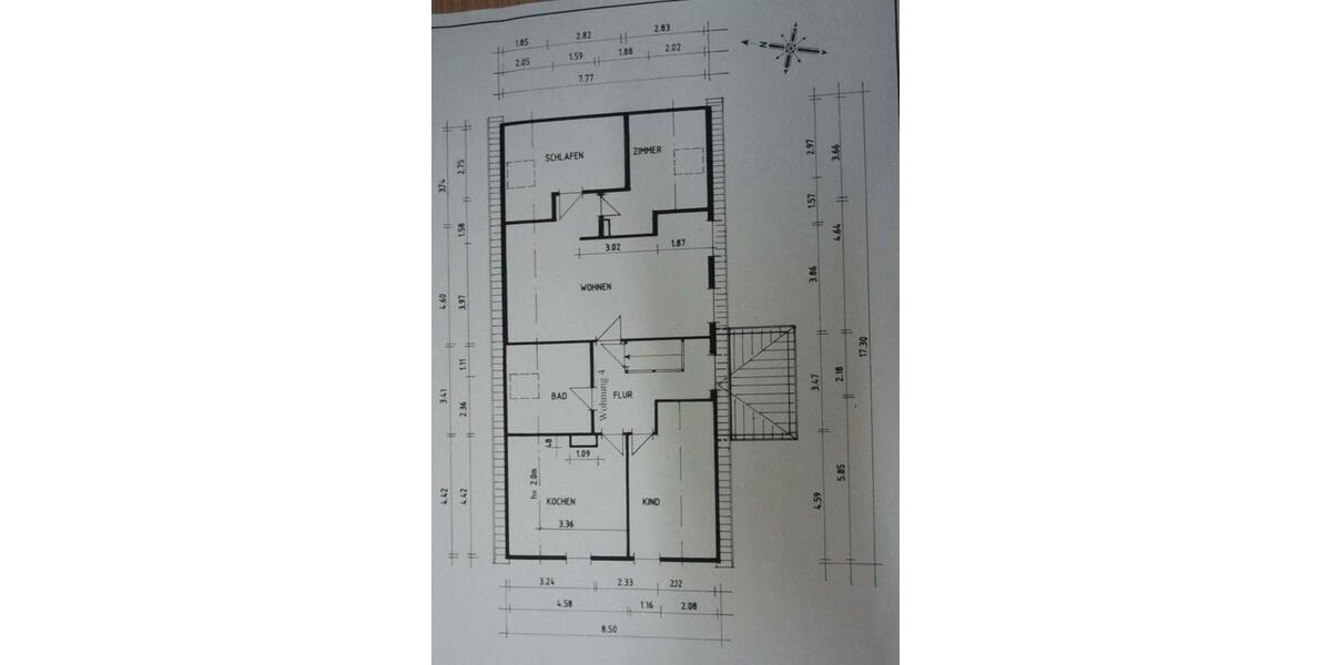 Dachgeschoßwohnung Hünfeld - 4 Zimmer, 105 m&sup2;, 660&euro; | Angebot:24974498