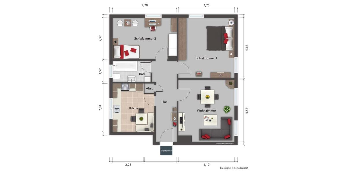 Etagenwohnung Niederwürschnitz - 3 Zimmer, 66 m&sup2;, 350&euro; | Angebot:26132617