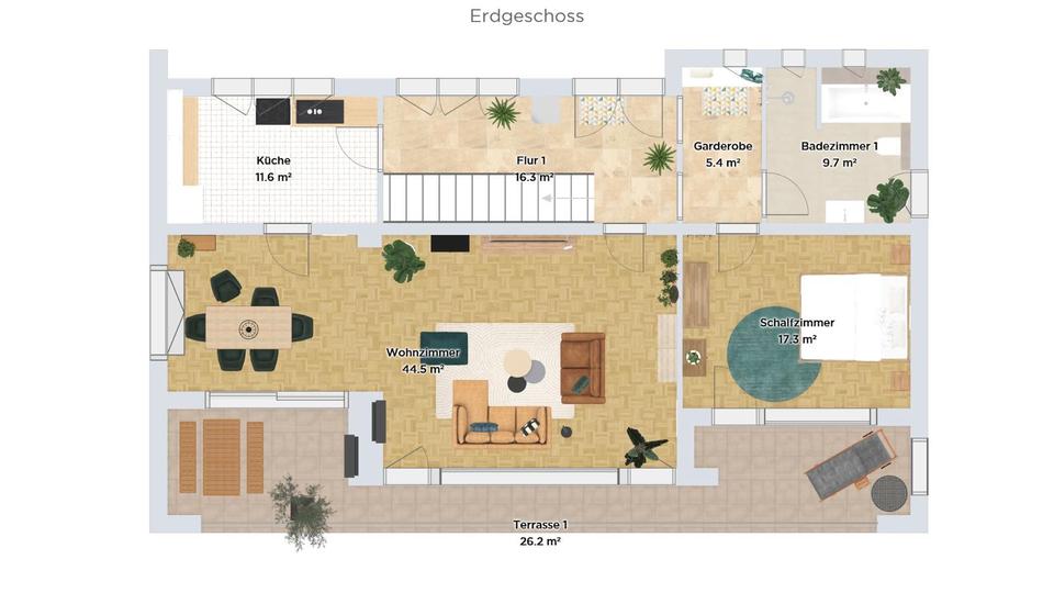 Bungalow Nördlingen - 5 Zimmer, 186 m&sup2;, 1.700&euro; | Angebot:25963068