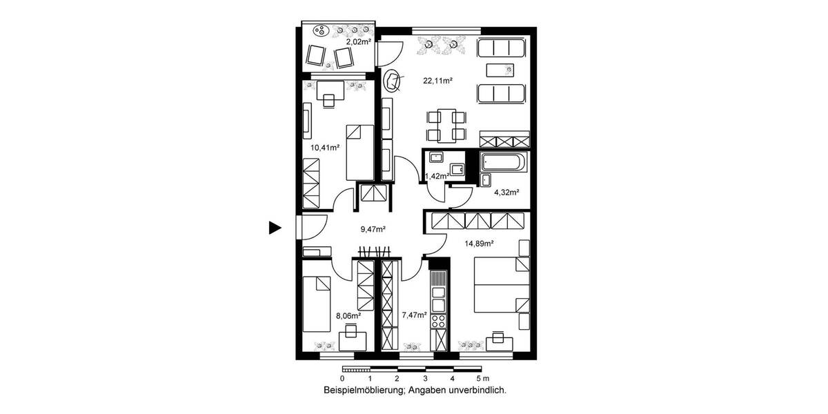Etagenwohnung Wiesbaden Dotzheim - 3 Zimmer, 80 m&sup2;, 839&euro; | Angebot:26081935