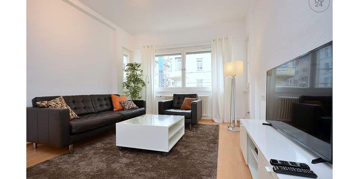 Helle, moderne Wohnung mit Balkon und zwei Schlafzimmern in Stuttgart West 3 zimmer