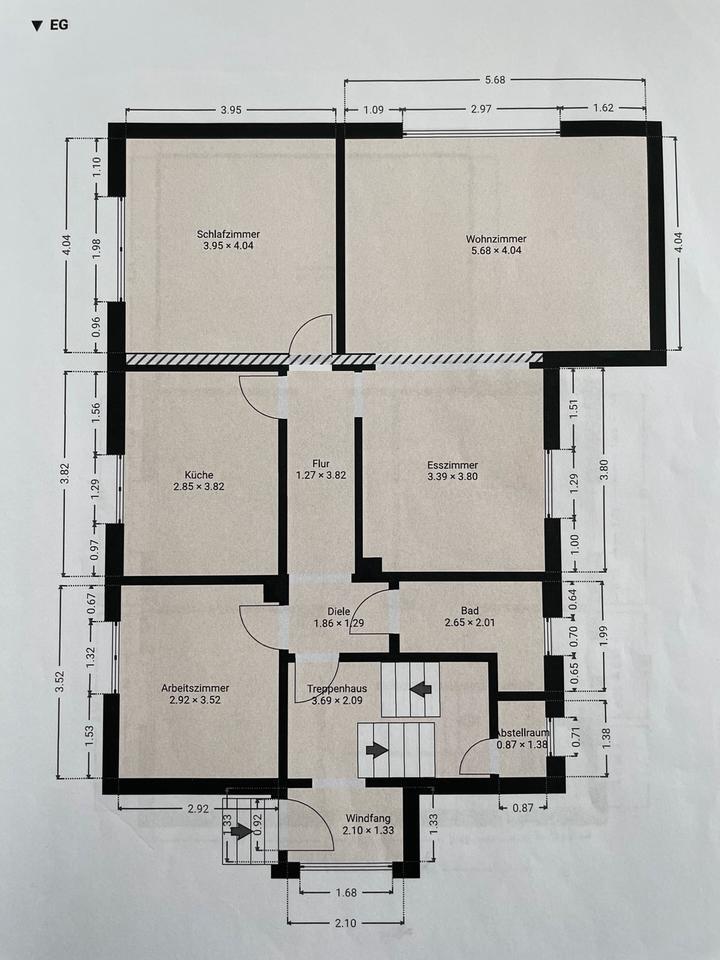 Helle 3-Zimmer-Wohnung in Netphen, Dreis-Tiefenbach (Ortsmitte)