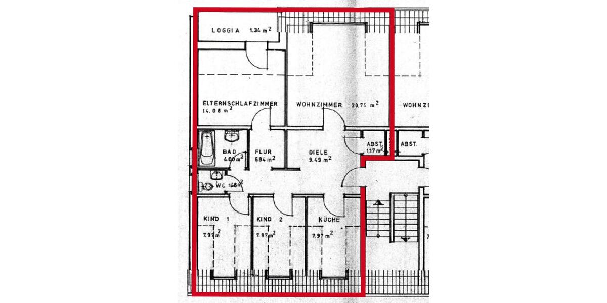 Aachen, helle, sanierte Wohnung in begehrter Wohnlage 4ZKDB 77 m² 4 zimmer