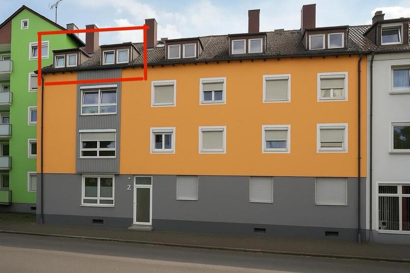 Helle 3Zimmer DG-Wohnung in Kernstadt Heilbronn