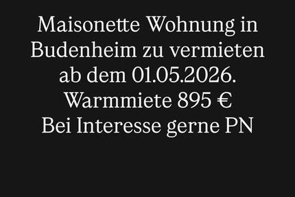 Wohnung Budenheim - 2 Zimmer, 44 m&sup2;, 895&euro; | Angebot:26014491