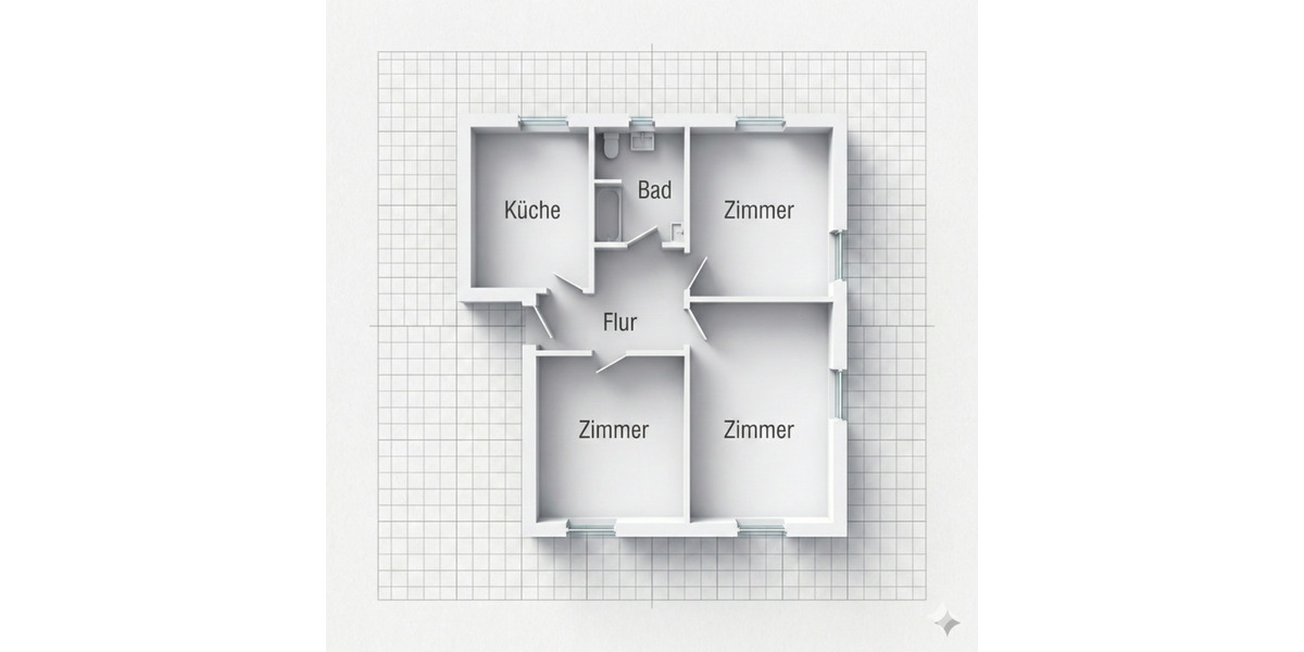 Erdgeschoßwohnung Goslar Jürgenohl - 3 Zimmer, 73 m&sup2;, 700&euro; | Angebot:25256938