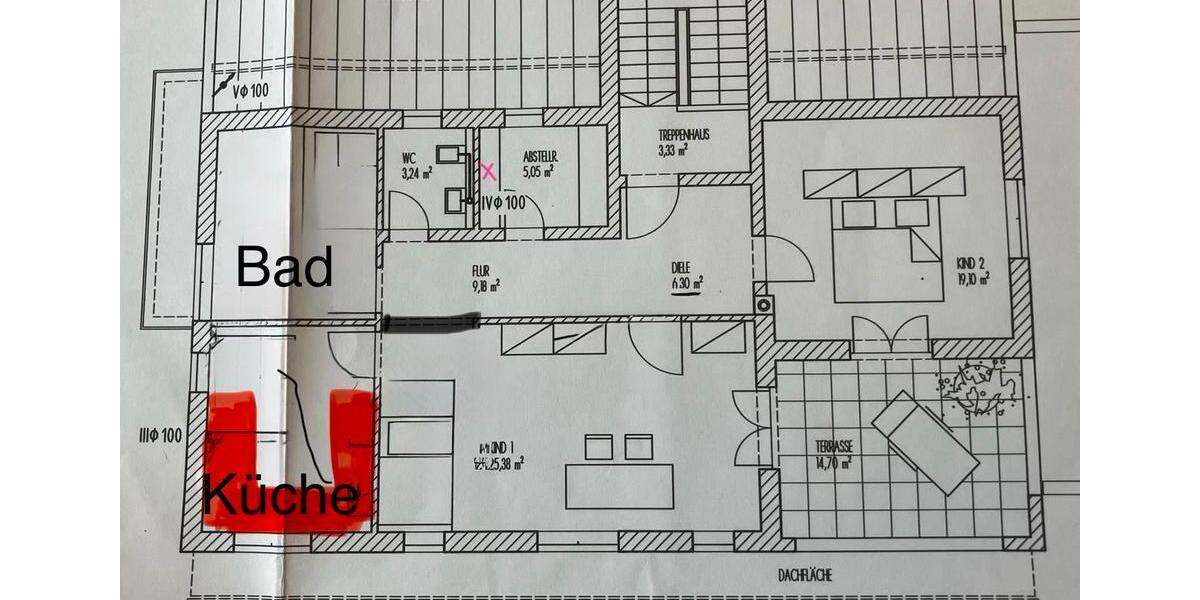 Dachgeschoßwohnung Deggendorf - 2.5 Zimmer, 96 m&sup2;, 950&euro; | Angebot:24842097