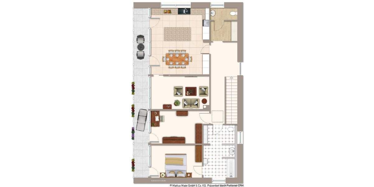 Etagenwohnung Dorfen Unterhausmehring - 3 Zimmer, 100 m&sup2;, 1.400&euro; | Angebot:25743985