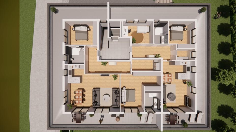 Etagenwohnung Duisburg Walsum - 2 Zimmer, 76 m&sup2;, 1.179&euro; | Angebot:26620791