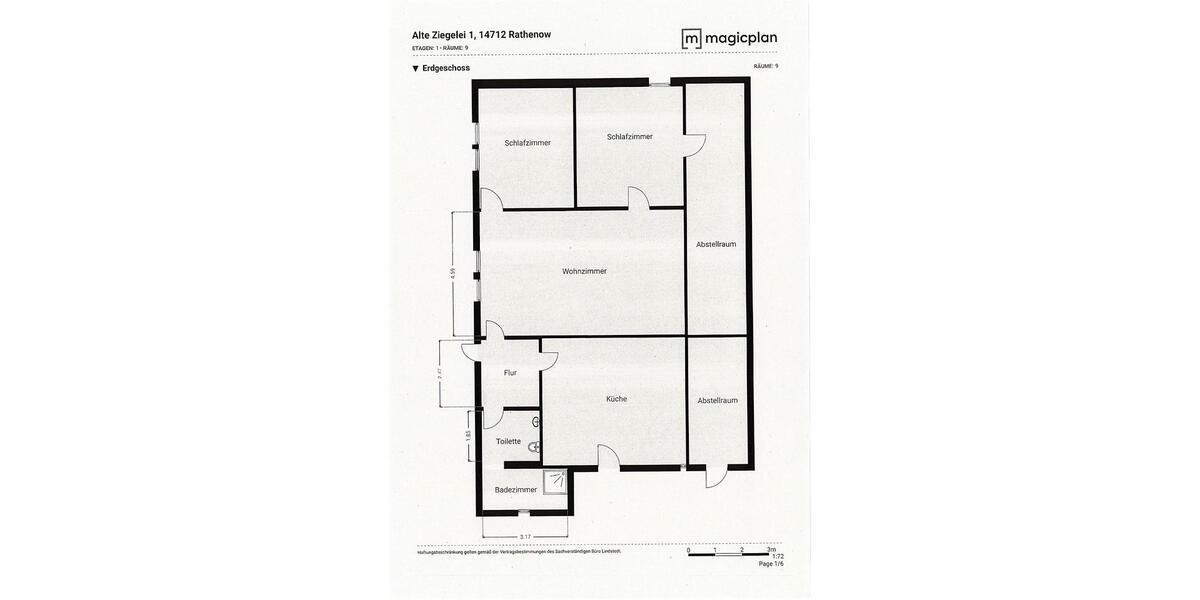 Bungalow Rathenow - 3 Zimmer, 117 m&sup2;, 1.200&euro; | Angebot:24736992