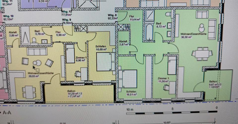 Etagenwohnung Heilbad Heiligenstadt - 3 Zimmer, 95 m&sup2;, 1.250&euro; | Angebot:24816306