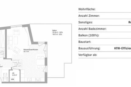 Wohnung Mehring - 2 Zimmer, 86 m&sup2;, 1.150&euro; | Angebot:25649005
