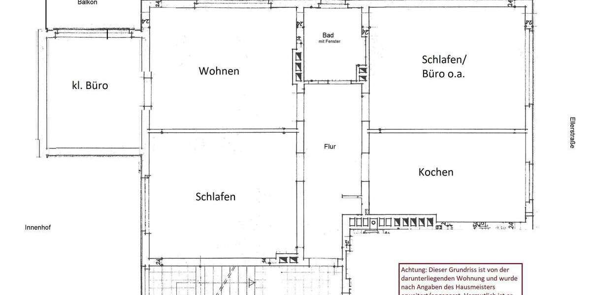 Wohnung zum Mieten in Bonn 1.089 € 90 m² 4 zimmer