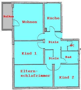 Etagenwohnung Bad Brückenau Staatsbad Brückenau - 4 Zimmer, 96 m&sup2;, 585&euro; | Angebot:26796331
