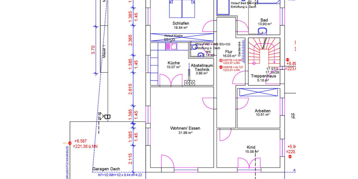 Etagenwohnung Würzburg Lengfeld - 4 Zimmer, 133 m&sup2;, 1.710&euro; | Angebot:24820406