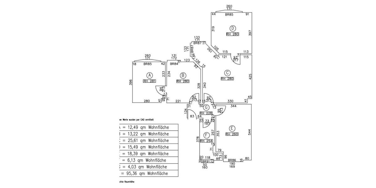 Etagenwohnung Wuppertal Eckbusch - 4 Zimmer, 95 m&sup2;, 1.082&euro; | Angebot:25300105