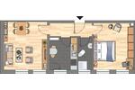 Etagenwohnung Kiel Gaarden-Ost - 2 Zimmer, 45 m&sup2;, 449&euro; | Angebot:26672364