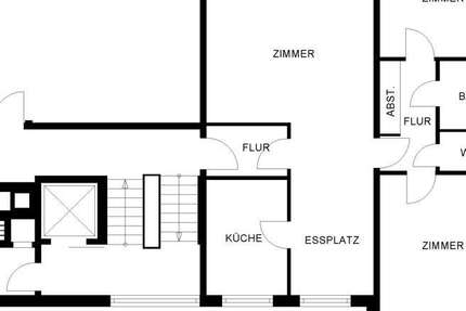 Wohnung Oldenburg Eversten - 3 Zimmer, 82 m&sup2;, 683&euro; | Angebot:25523535