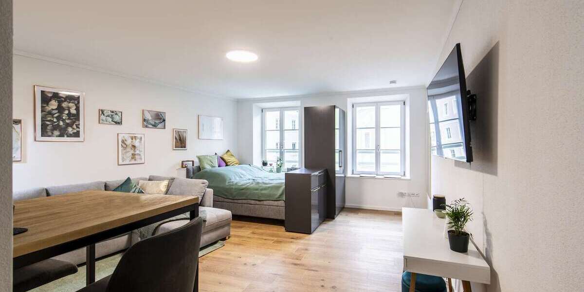 Etagenwohnung Rosenheim Innenstadt - 1.5 Zimmer, 38 m&sup2;, 950&euro; | Angebot:25294294