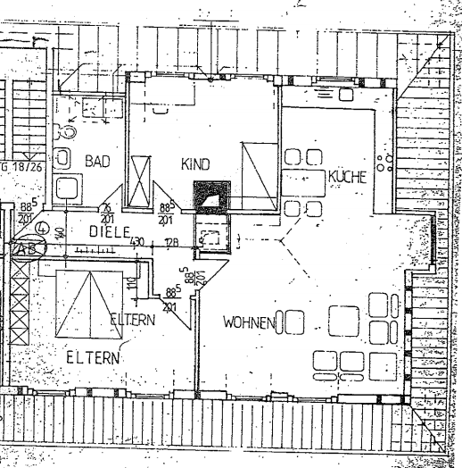 Etagenwohnung Dülmen - 3 Zimmer, 85 m&sup2;, 555&euro; | Angebot:25901461