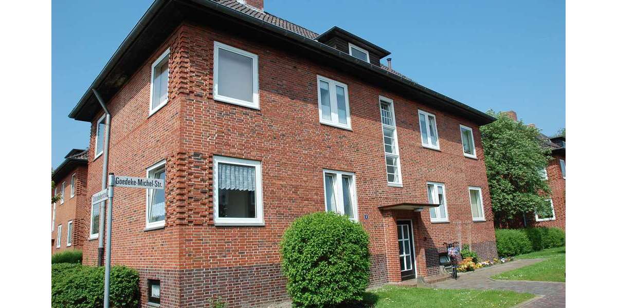 Etagenwohnung Wilhelmshaven Siebethsburg - 3 Zimmer, 54 m&sup2;, 373&euro; | Angebot:27282022