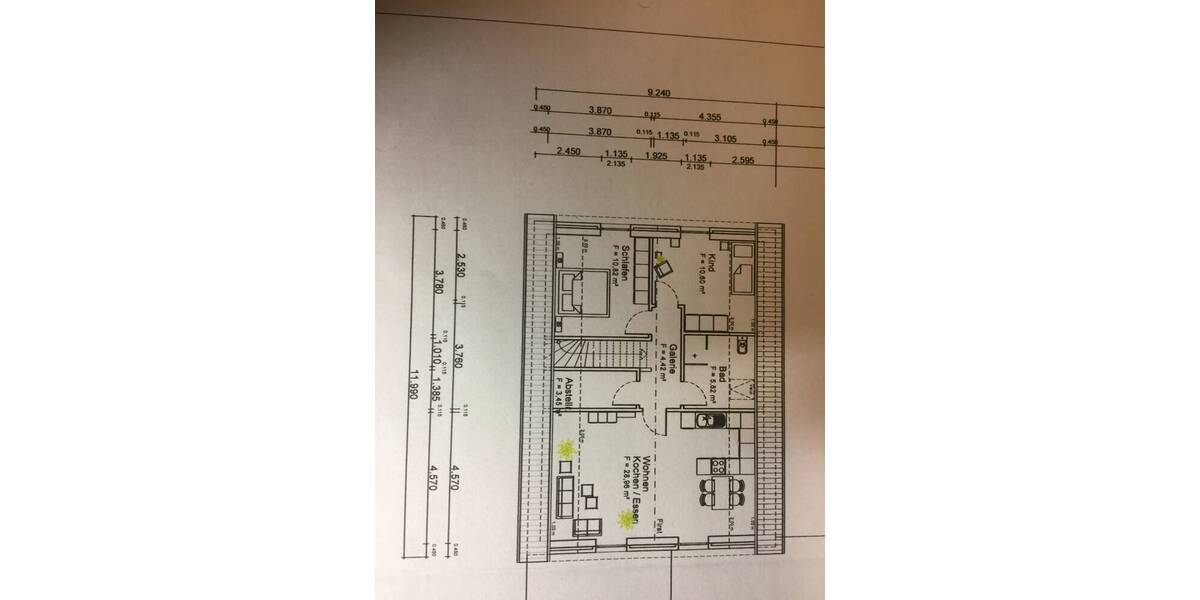 Etagenwohnung Werdum - 3 Zimmer, 68 m&sup2;, 570&euro; | Angebot:26016337