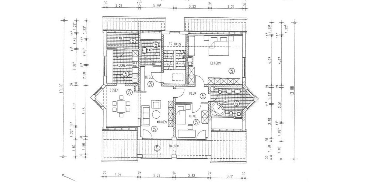 Dachgeschoßwohnung Schönefeld - 3 Zimmer, 107 m&sup2;, 1.451&euro; | Angebot:26632902