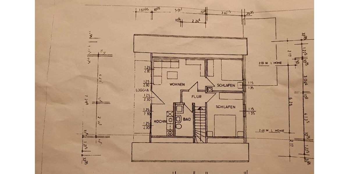 Gemütliche Dachgeschoss Wohnung zu vermieten 3 zimmer