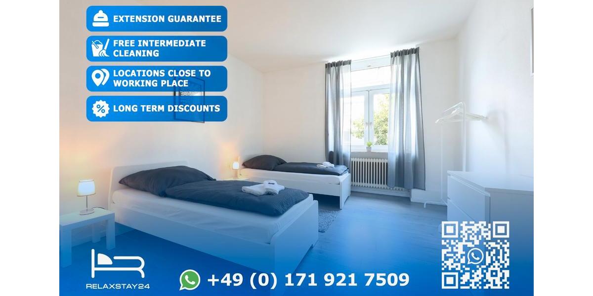 Wohnen auf Zeit Offenbach am Main - 3 Zimmer, 72 m&sup2;, 18&euro; | Angebot:26505055