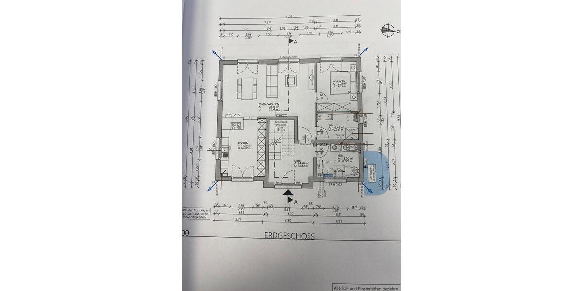 Erdgeschoßwohnung Velten - 2 Zimmer, 71 m&sup2;, 1.142&euro; | Angebot:24817384