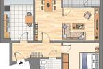 Etagenwohnung Dortmund Innenstadt Nord - 2 Zimmer, 63 m&sup2;, 388&euro; | Angebot:26427135