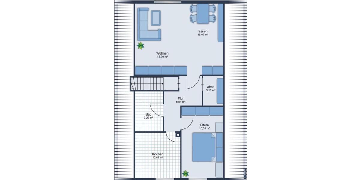 Dachgeschoßwohnung Eystrup - 2 Zimmer, 63 m&sup2;, 600&euro; | Angebot:24746023